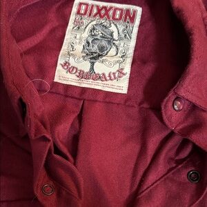 DIXXON Bordeaux Burgundy Shirt